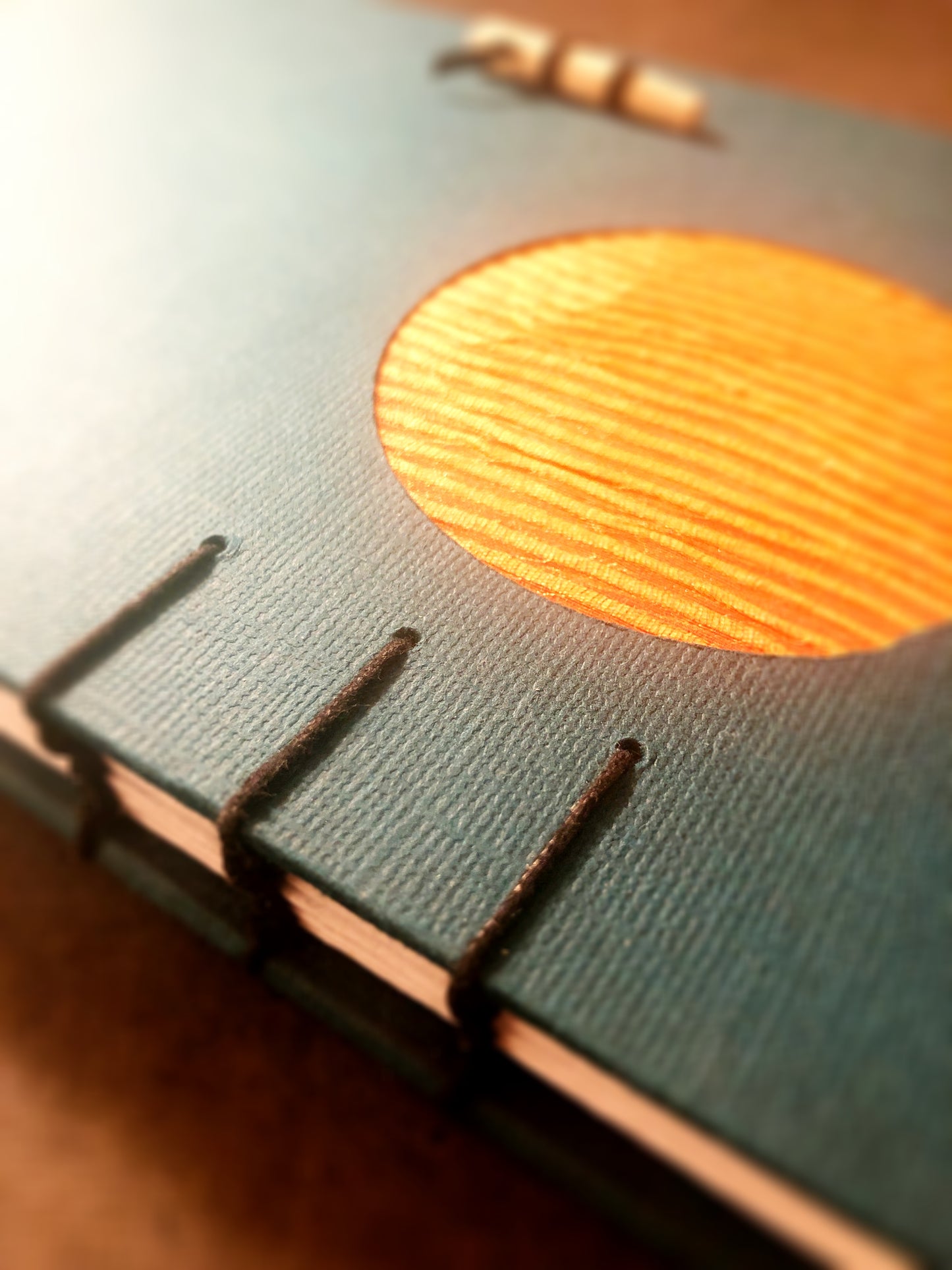 Sunshine on Prussian Blue Sky Cahier | Japanese binding